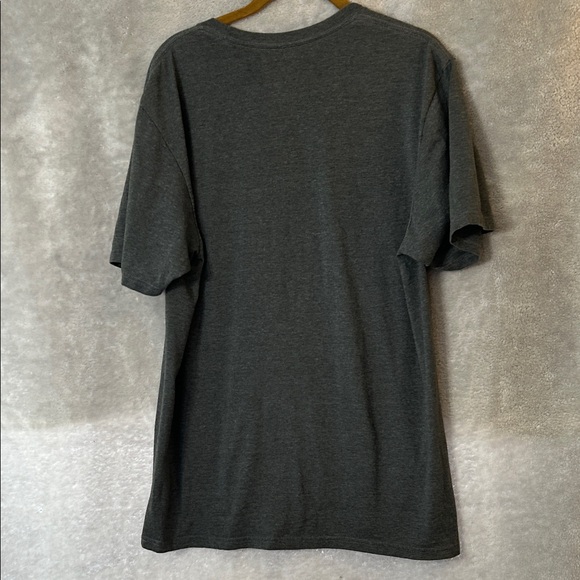 Adidas Men's Charcoal Tee with Logo - Picture 4 of 4